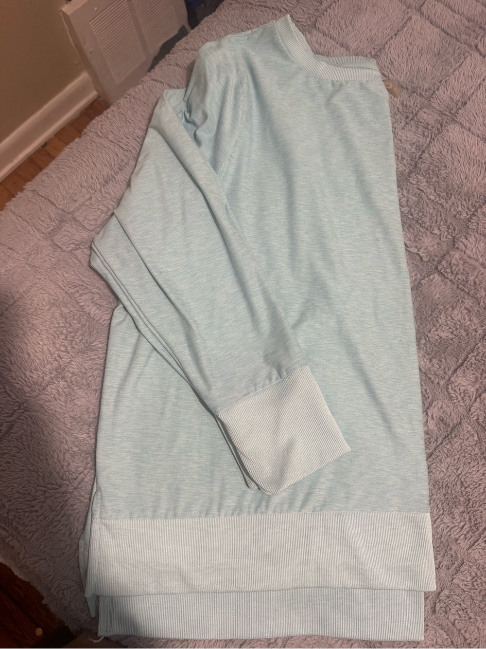 MTA Sport Light Blue Crew Neck Sweater